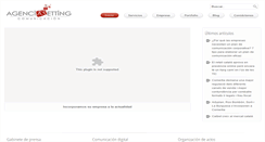 Desktop Screenshot of agenciasetting.com